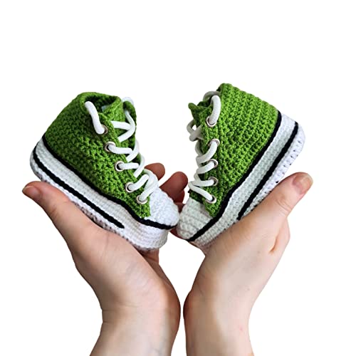 Sa By Seay Organic Green Baby Booties Handmade