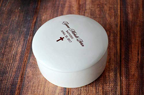 Personalized Baptism Gift Box with Irish Blessing and Name