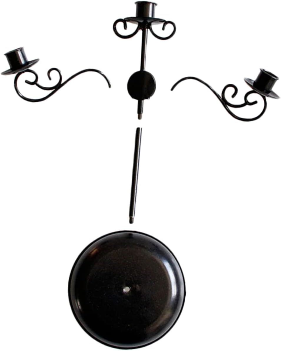 Gothic Metal Candlestick Holder for Dinner Table Centerpieces