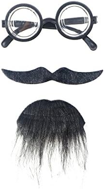 Halloween Fake Beard and Eyebrows Costume Kit
