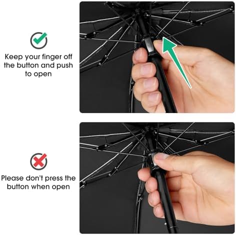 G4Free Compact UV Umbrella UPF 50 Windproof for Travel