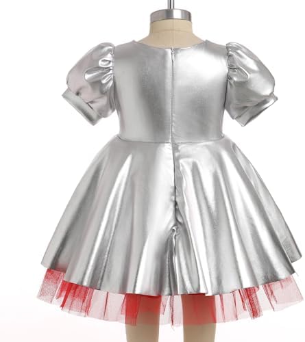 IBTOM CASTLE Kids Halloween Spider Web Tulle Dress