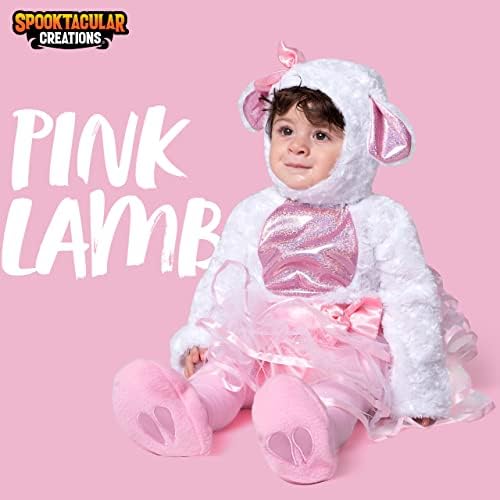 Spooktacular Creations Pink Lamb Costume for Baby Girls