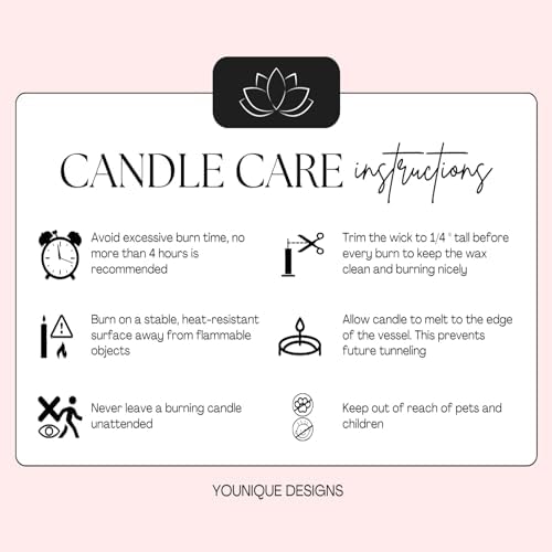 You Nique Designs Lavender Vanilla Soy Candle for Rottweiler Lovers