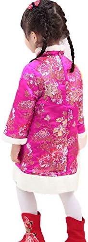Baby Girls Qipao Dress Traditional Chinese Cheongsam Costume for New Year