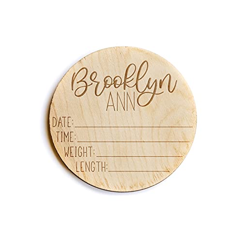 Glimmer Designs Newborn Announcement Sign 1