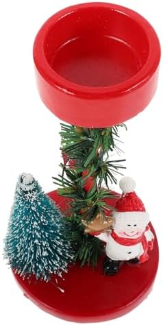 ETHZZLE Snowman Candle Holder Ornament for Christmas Decor