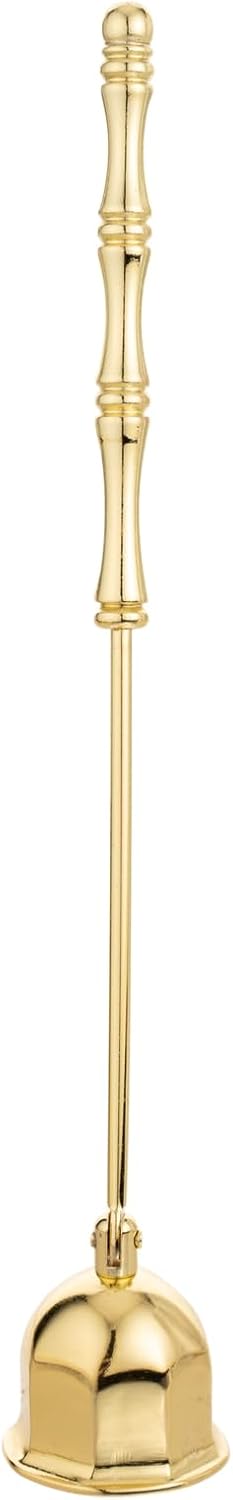 Stainless Steel Golden Candle Snuffer with Long Handle Gift Box