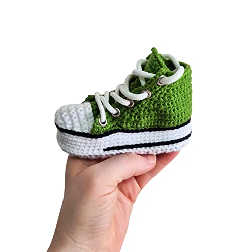 Sa By Seay Organic Green Baby Booties Handmade