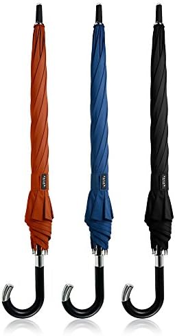 Davek Elite Umbrella Classic Black Automatic Open Windproof