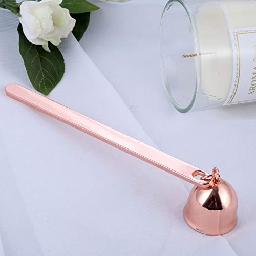 MUXSAM Rose Gold Bell-Shaped Candle Candlesnuffer