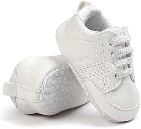 KIDSUN Soft Leather Baby Sneakers for Newborn Toddler