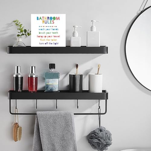 Funny Kids Bathroom Rules Sign Box 1