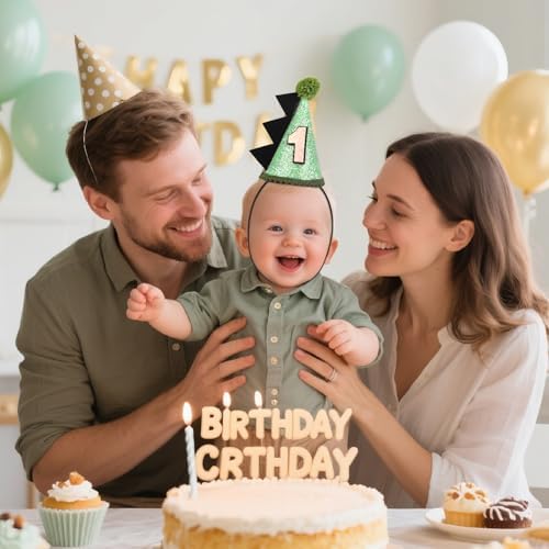 Cecliy Dinosaur Birthday Hat for Boy Party Decor Headwear
