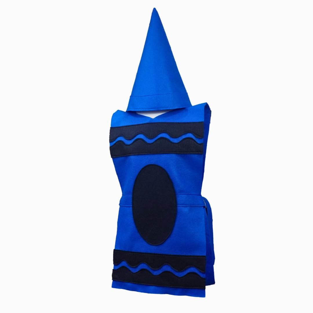 Blue Crayon Costume Set for Kids and Teens