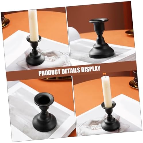 STOBAZA Retro Metal Candlestick Holder for Home Decor 1