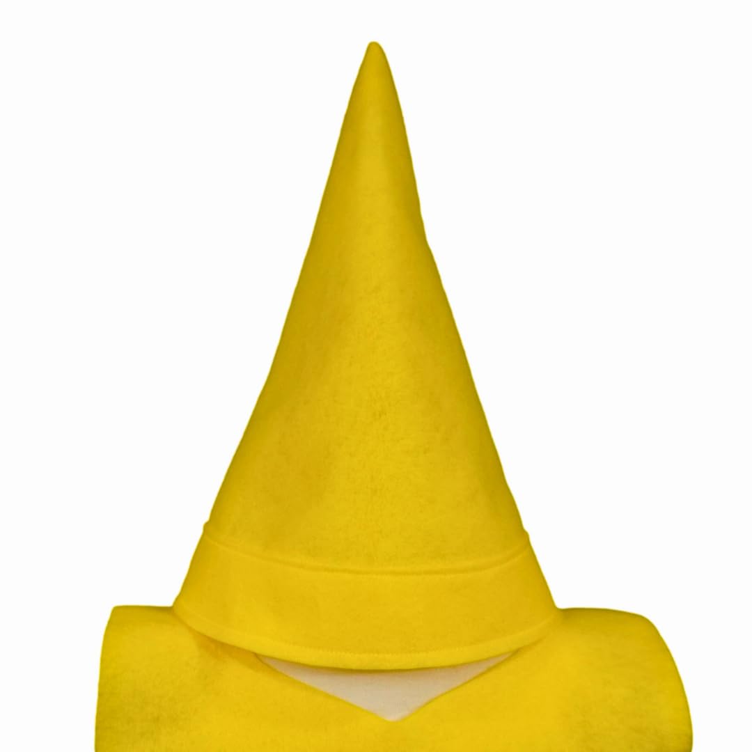 Yellow Crayon Costume Set - Tunic and Hat for All Ages