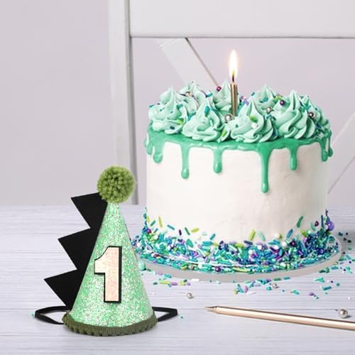Cecliy Dinosaur Birthday Hat for Boy Party Decor Headwear