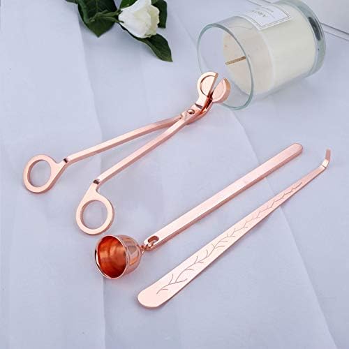 MUXSAM 3 in 1 Candle Snuffer Set Rose Gold 1