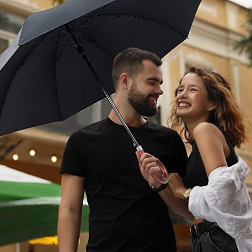 Silkfly 2 Pcs 48 Inch Auto Open Stick Umbrella