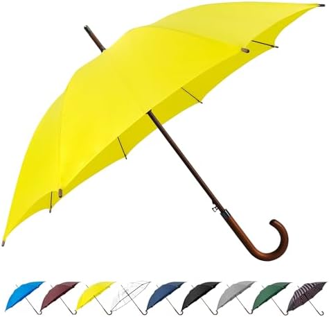 SoulRain 48 Arc Classic Wood Handle Umbrella