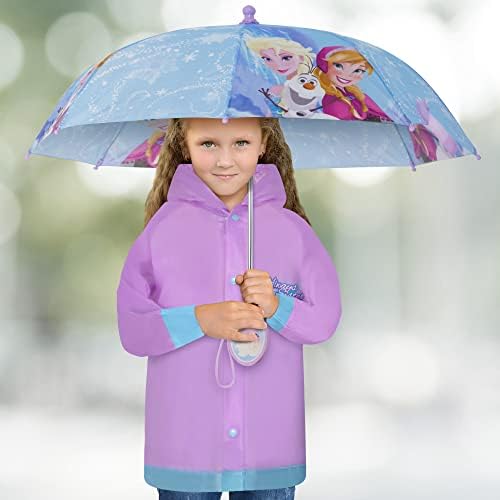 Disney Frozen Girls Umbrella and Slicker Set Ages 4-7