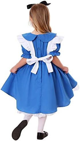 Fun Costumes Deluxe Toddler Alice in Wonderland Blue Dress