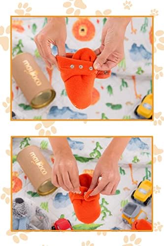 Mayaco Fleece Baby Booties for 0-18 Months