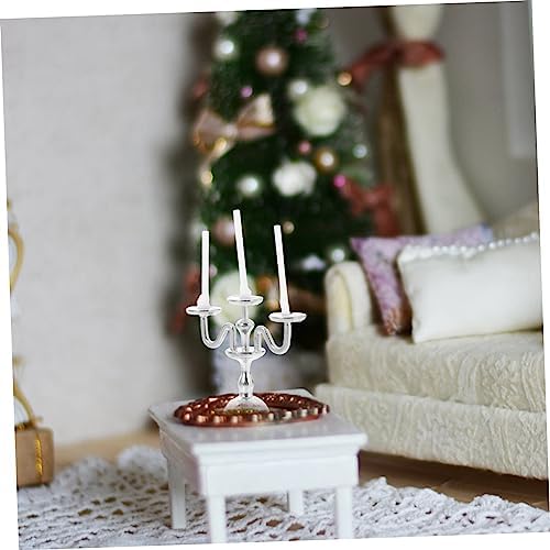 Mini European Candlestick Holder for Doll House