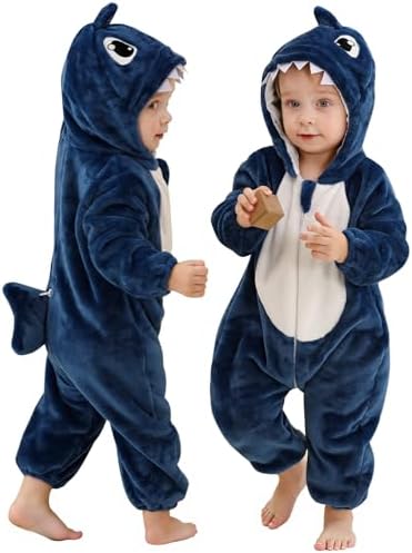 MICHLEY Baby Hooded Romper Animal Costume for Halloween 2-36 Months