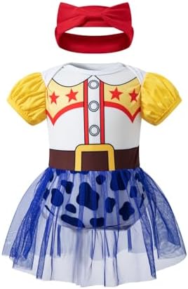 Bakjuno Toddler Princess Costume Halloween Dress With Headband
