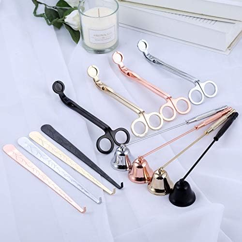 MUXSAM 3 in 1 Candle Tools Set - Rose Gold