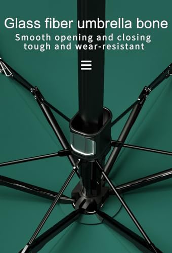 Moorrlii Mini Travel Folding Umbrella - UPF 50 UV Protection