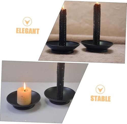 Gothic Metal Candlestick Holder for Centerpiece