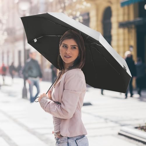 G4Free Compact UV Umbrella UPF 50 Windproof for Travel