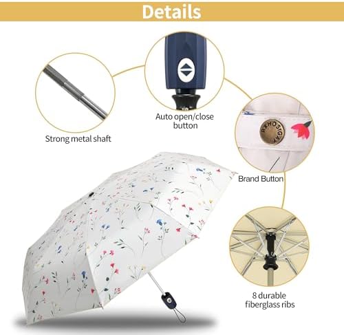 RXHOSIGAY UV Blocking Folding Sun Umbrella