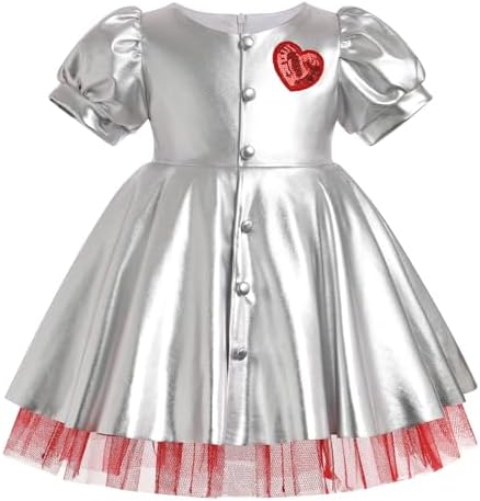 IBTOM CASTLE Kids Halloween Spider Web Tulle Dress