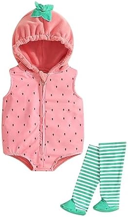 Merqwadd Halloween Baby Costume Velvet Outfit Avocado Pineapple