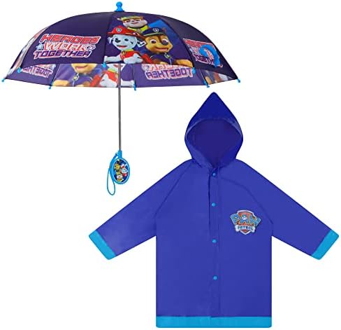 Nickelodeon Paw Patrol Slicker and Umbrella Set for Kids
