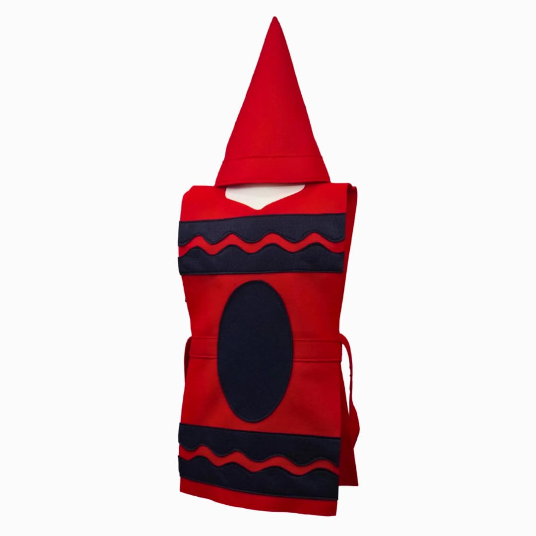 Red Crayon Costume Tunic and Hat Set