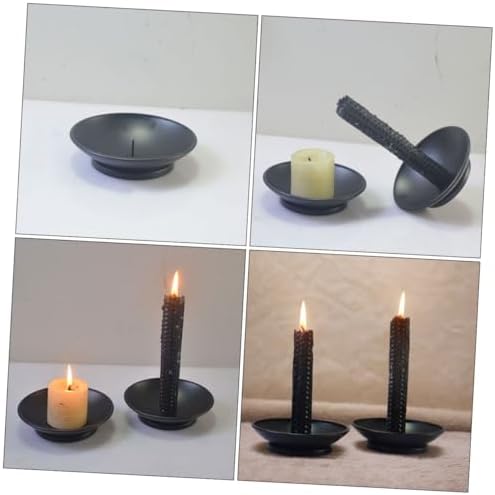 GOOHOCHY Rustproof Gothic Candlestick Holders Set 1