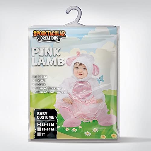 Spooktacular Creations Pink Lamb Costume for Baby Girls