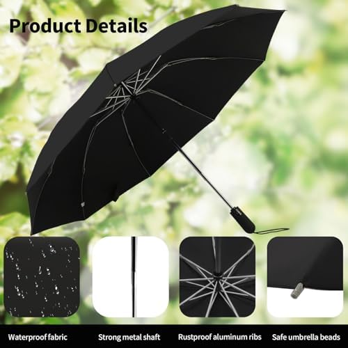 Compact Travel Umbrella with UV Protection