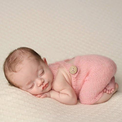 TZCX Newborn Costume Romper with Buttons and Picture Props