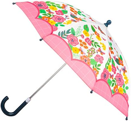 Stephen Joseph Toddler Umbrella with Pinch Free Closure and Bright Design