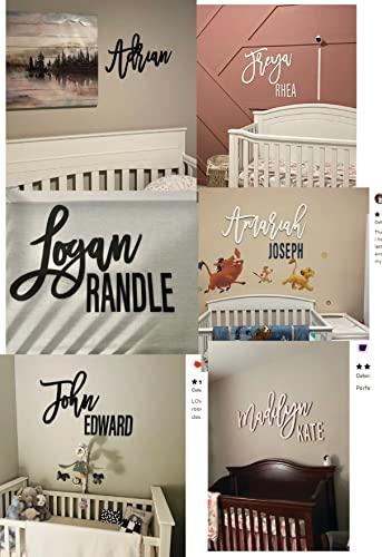 Custom Nursery Name Sign with First Middle Name
