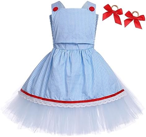 OBEEII Kids Girls Halloween Tutu Dress with Headband