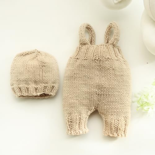 CUTEBBPHOTO Newborn Baby Photo Knit Outfit Set
