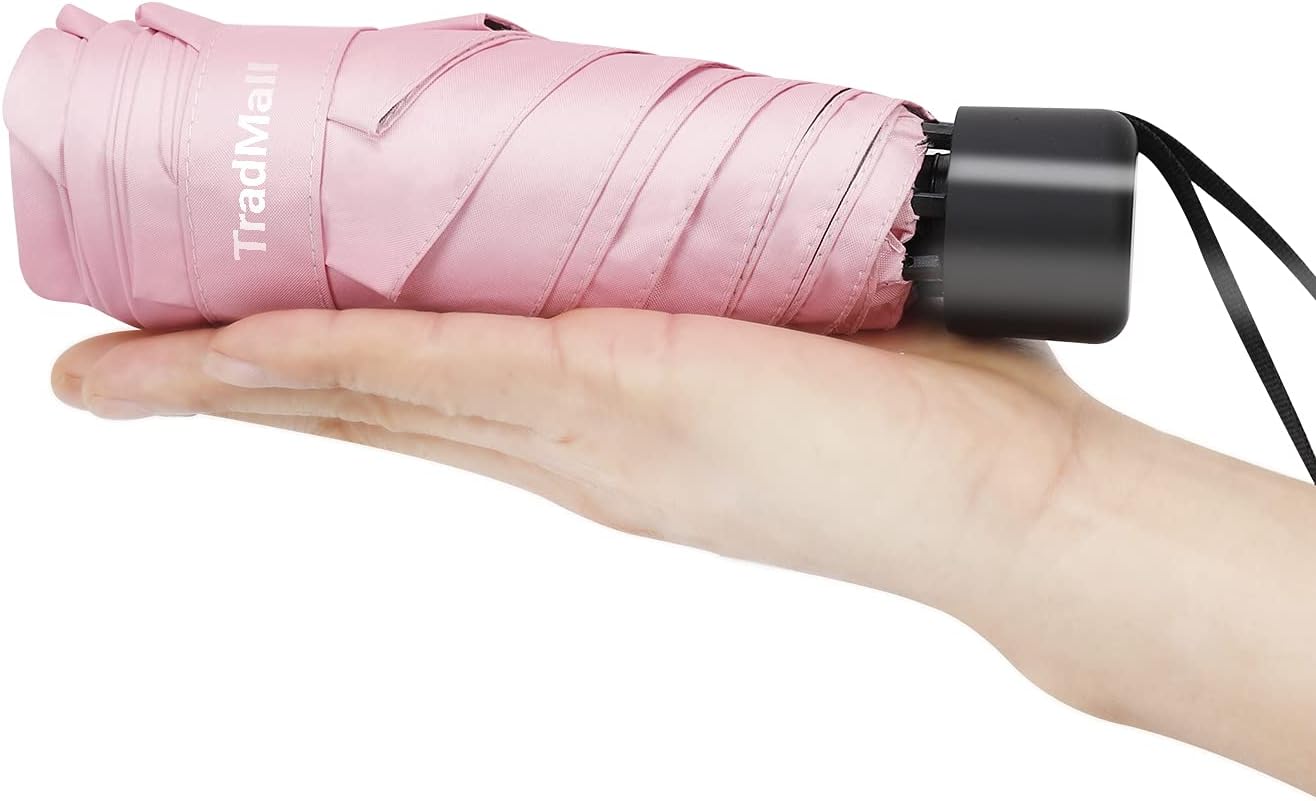 TradMall Mini Travel Umbrella with 95 UV Protection 1