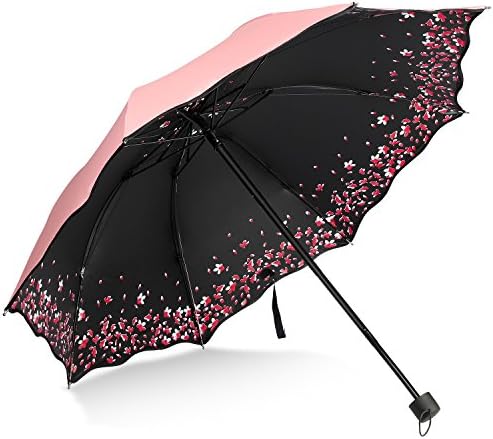 FuWinet Sakura Windproof Folding Umbrella